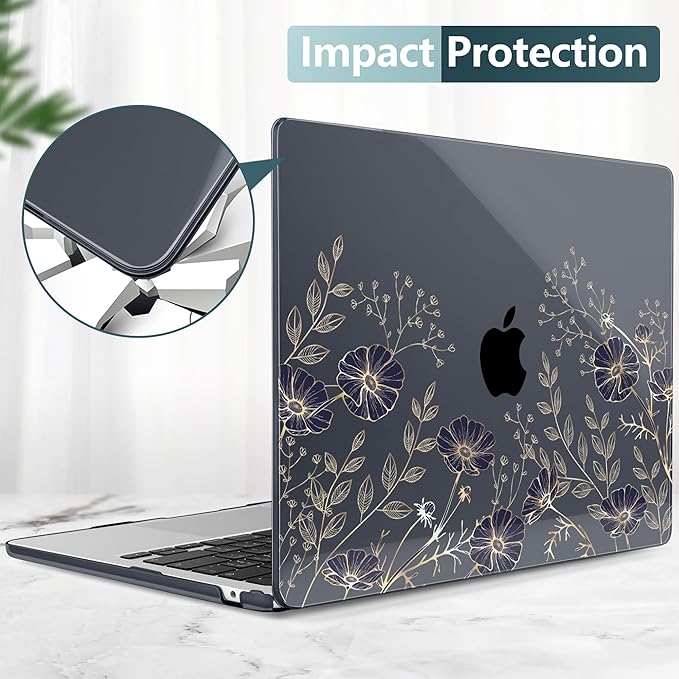 TWOLSKOO Compatible with M4 MacBook Air 13.6 inch Case 2025-2022 Release M4 - Image 6