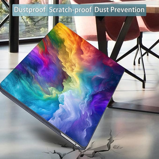 Mektron for MacBook Air 13 Case A1466/A1369, Snap-on Plastic Hard Shell Cover - Image 7
