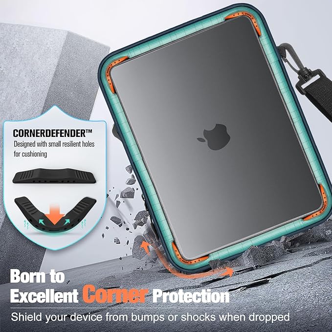 MoKo 15.6 Inch Laptop Sleeve Bag, Fits 15.3" MacBook Air M2/M3, 15.4" MacBook - Image 3