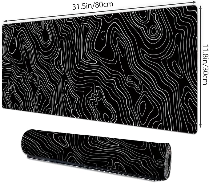 Gaming Mouse Mat Forest Background Pattern XXL XL Large Mouse Mat Long Extended - Image 2