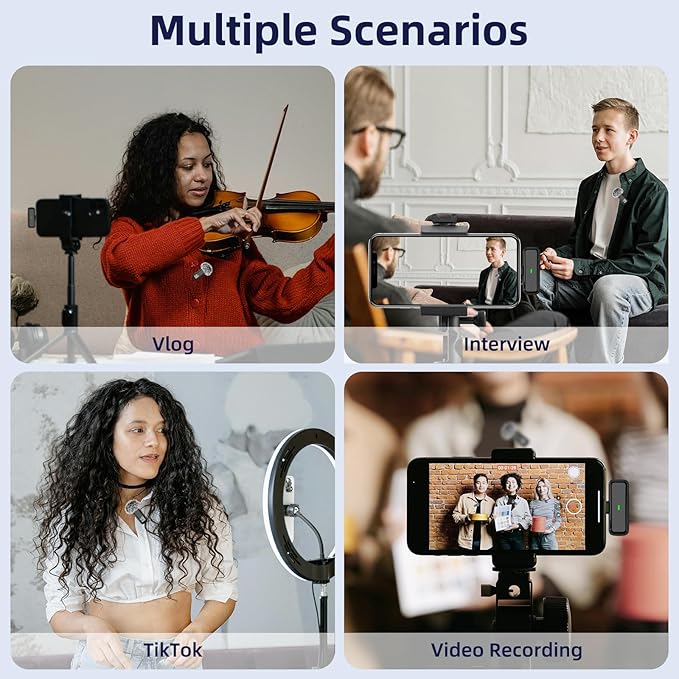 Wireless USB Microphone for PC Laptop iPhone 16/15 Android Phone - Image 6