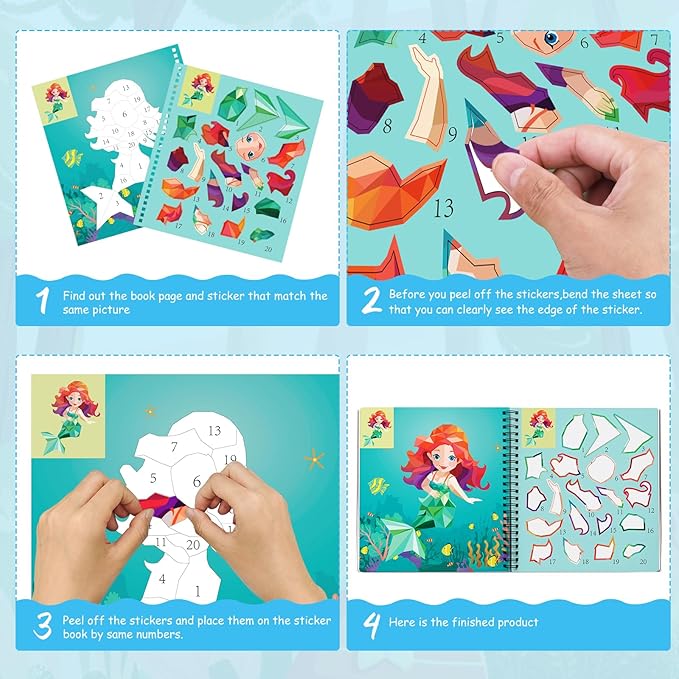 homicozy 4PCS Sticker Paint Books - Image 6