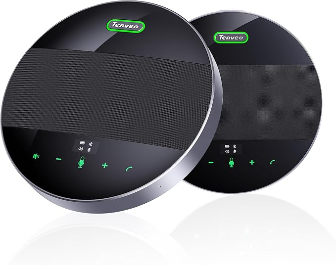 Tenveo MagiCall-EX Bluetooth Conference Speakerphone, Daisy Chain/Use Alone up by Tenveo