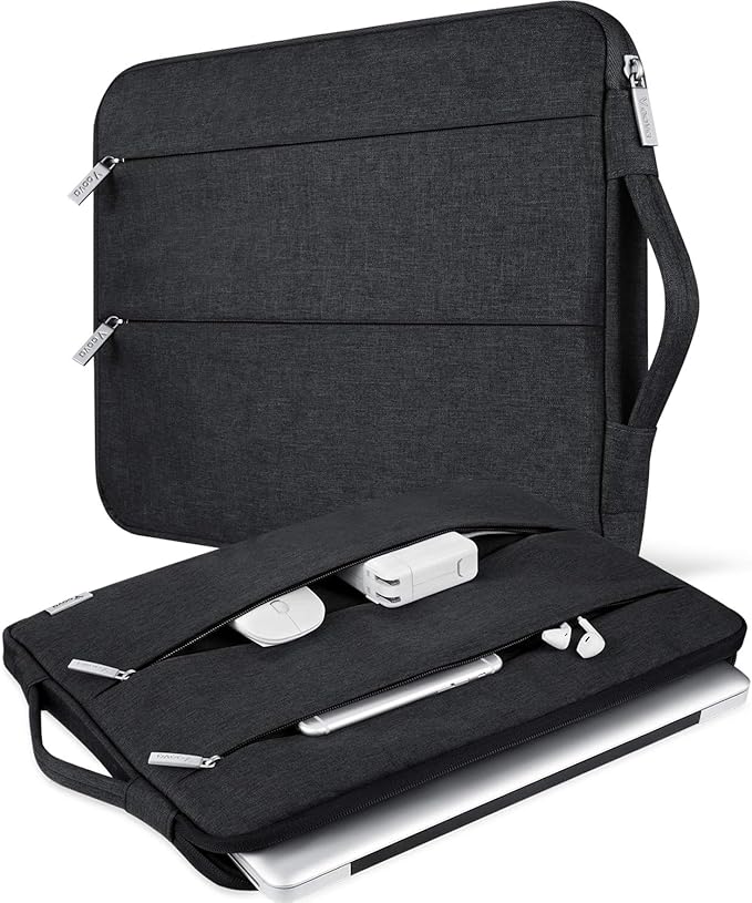Voova Laptop Sleeve Carrying Case 15.6 16 Inch, Slim Computer Cover Bag by Voova