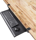 EHO Clamp-On Retractable Adjustable Keyboard Tray, Under Desk Ergonomic by EHOPrime
