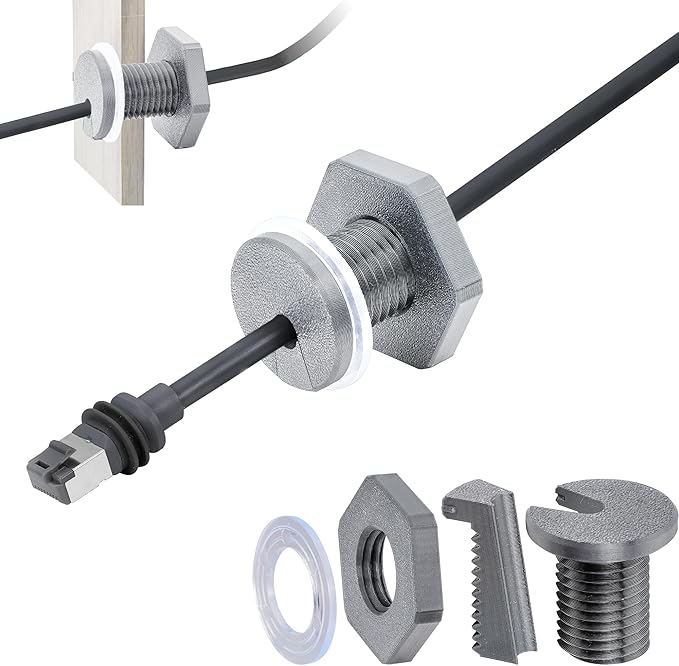 RV Cable Passthrough for Starlink mini, RV Cable Grommet Compatible by PDCInyck
