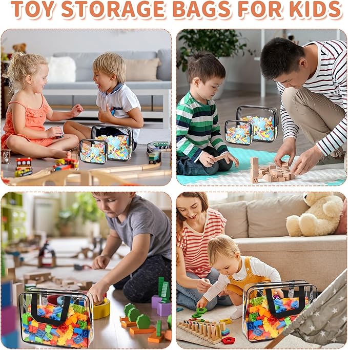18 Packs Large Toy Storage Bags - Image 6