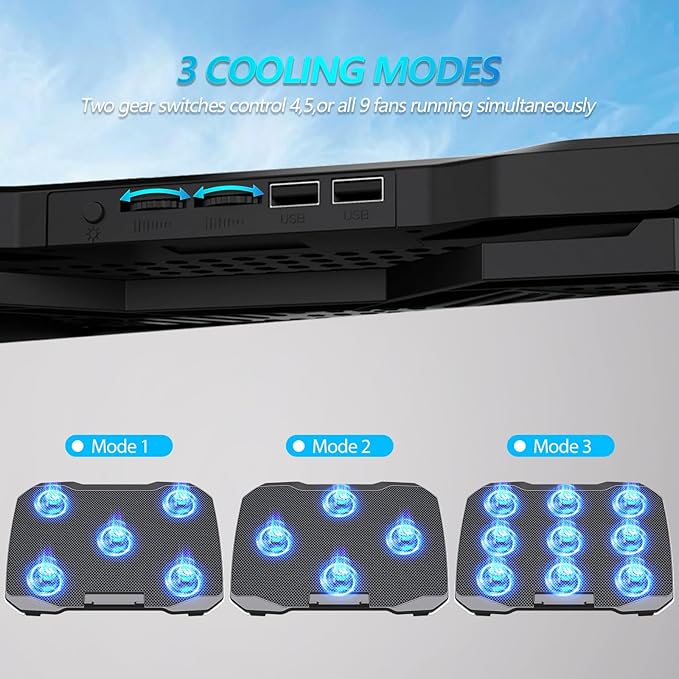 Laptop Cooling Pad, Gaming Laptop Cooler - Image 7