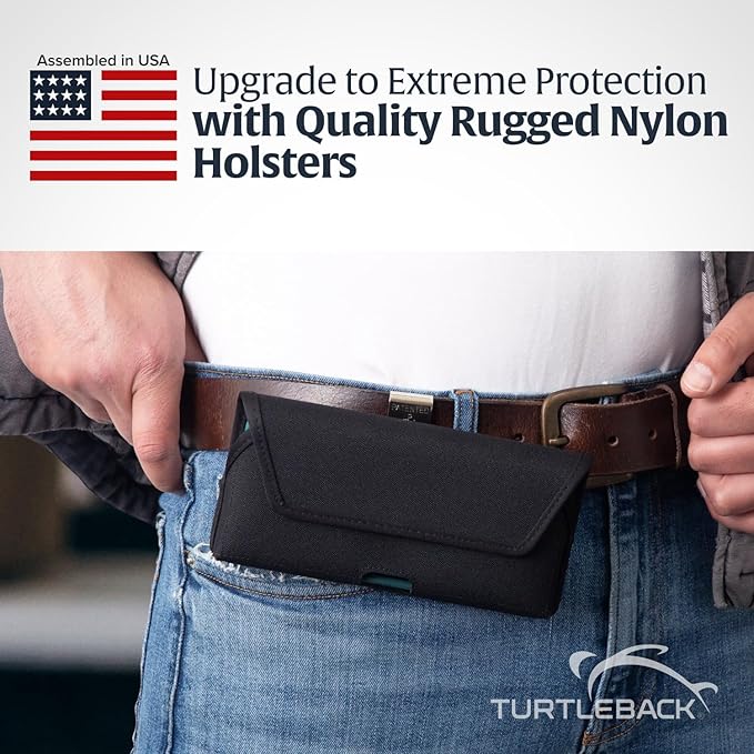 Turtleback Belt Clip for iPhone 16 Pro, 15 pro 14 Pro 13 Pro -Small- Fits - Image 6