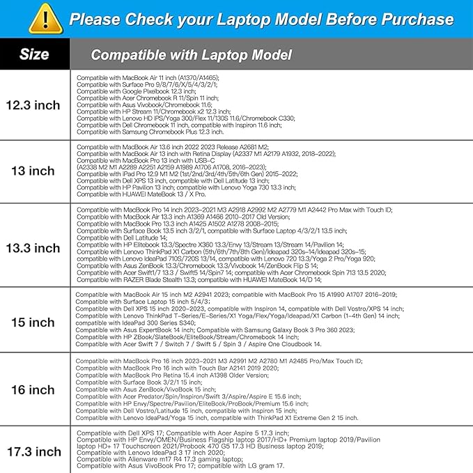 MOSISO Laptop Case 13 inch, 13 inch Laptop Sleeve Compatible - Image 5