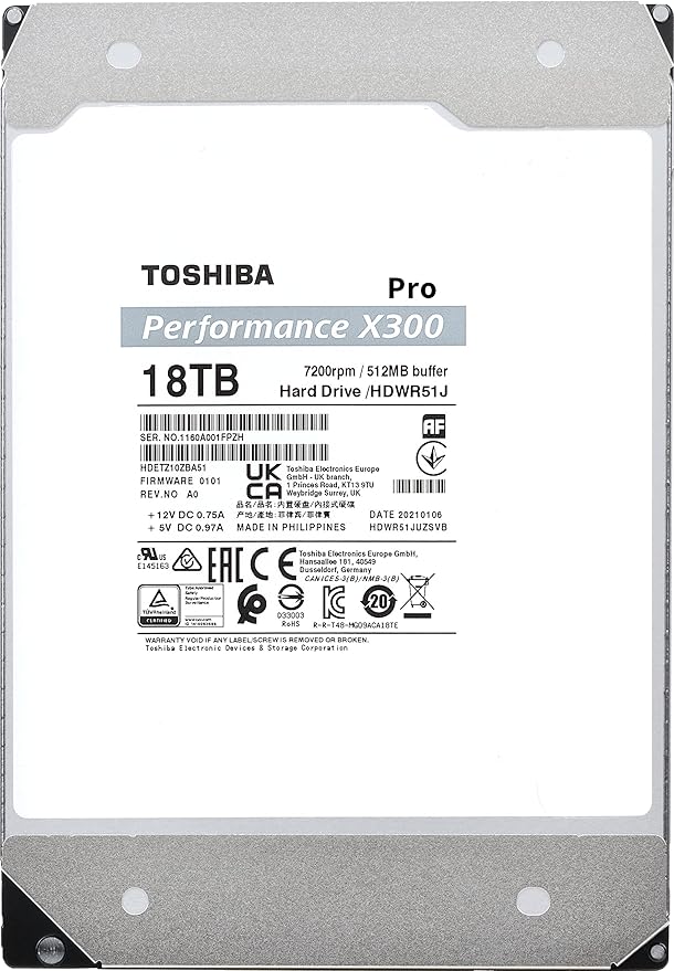 Toshiba X300 PRO 18TB High Workload Performance - Image 6