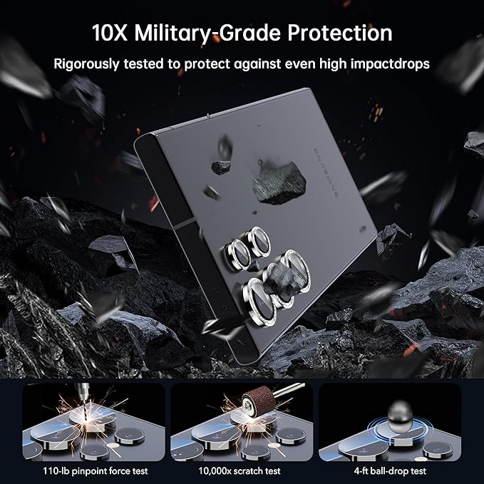 For Samsung Galaxy S24 Ultra Camera Lens Protector, Individual Lens Protector - Image 4