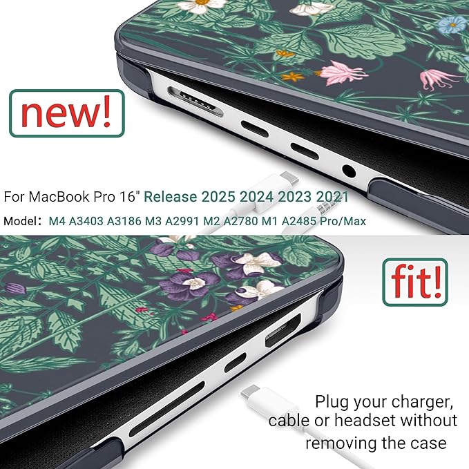 DONGKE for M4 MacBook Pro 16 Inch Case 2024 2023 2021 A3403 A3186 M3 A2991 M2 - Image 2
