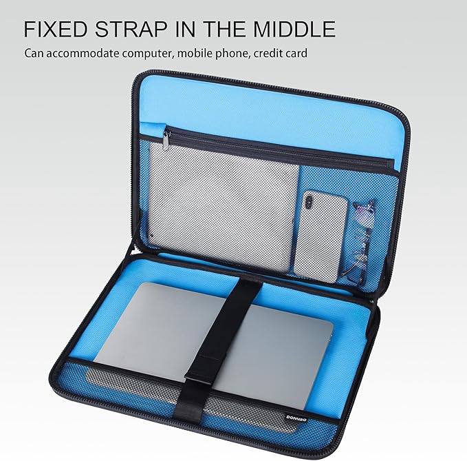 DOMISO 14 Inch Laptop Case Shockproof Sleeve Waterproof Hard Shell Protective - Image 5