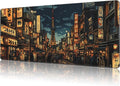Mouse Pad Large Bustling Street Non-Slip Game Desk Mat by NIYLYNSYN