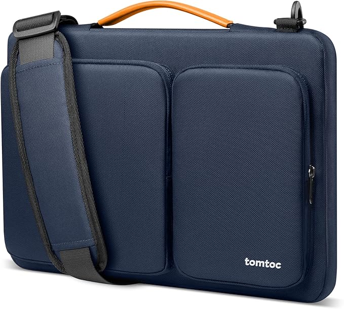 tomtoc Laptop Shoulder Bag for 14 Inch MacBook Pro M4/M3/M2/M1 Pro/Max 2024-2021 by tomtoc