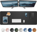 Large Desk pad mat, Mouse Pad, Office Desk Mat, Non-Slip PU Leather Desk Blotter by AFIING