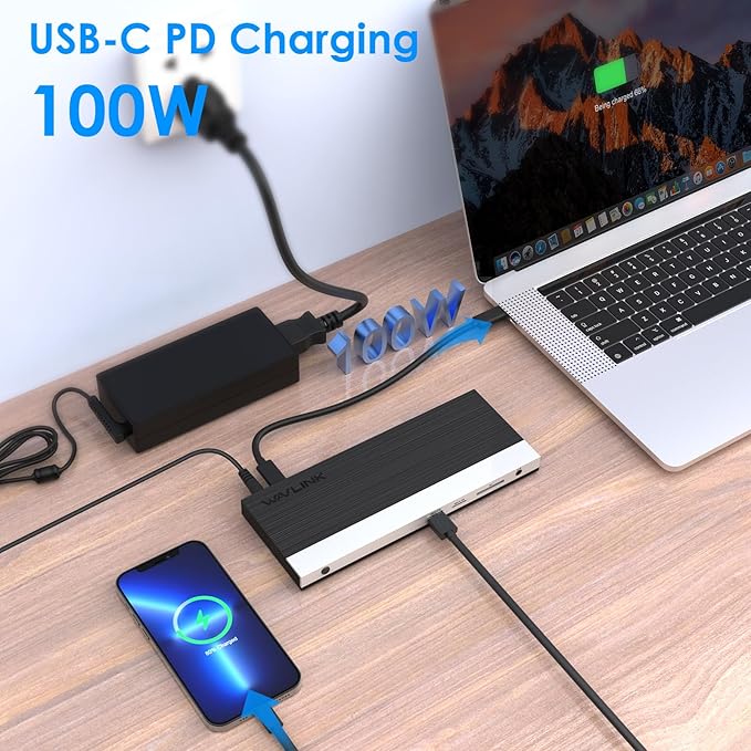 WAVLINK USB C Docking Station 3 Monitor - Image 6