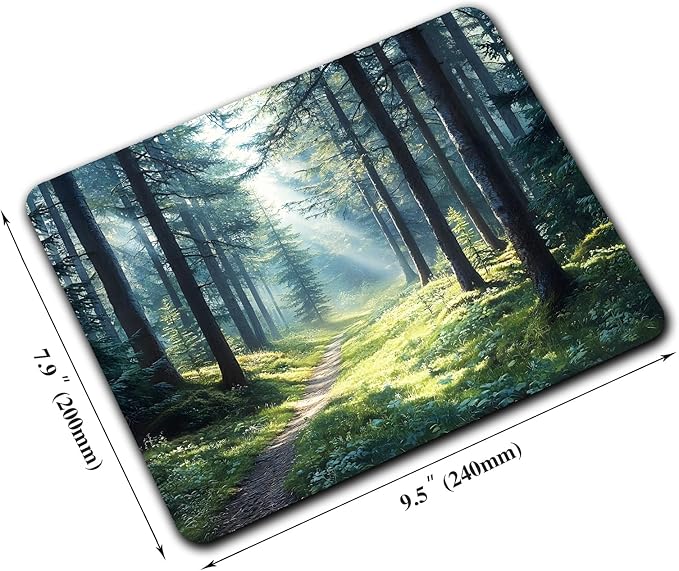 Aesthetic Natural Forest Custom Mouse Pad - Image 2