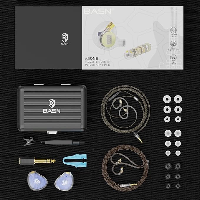 BASN ASONE 14.2mm Planar Diaphragm Driver in-Ear Monitors Earphone - Image 7