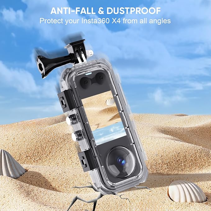 HONGDAK Invisible Dive Case for Insta360 X4, 45m/147ft Waterproof Case - Image 6