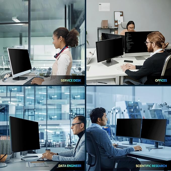 27 Inch Privacy Screen for Computer Monitor 16:9 Aspect Ratio, Eye Protection - Image 7