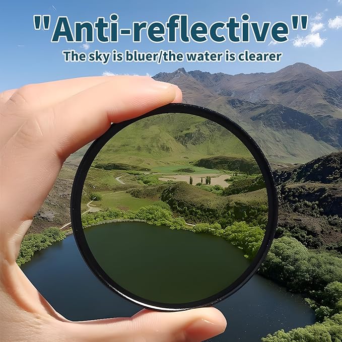 67mm Clip-on CPL Phone Camera Lens Filter, Polarized Camera Lens CPL Filter - Image 3