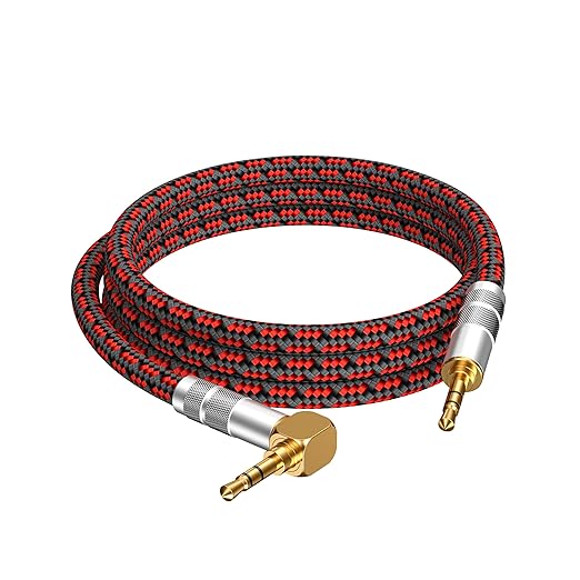 3.5mm Aux Cord, Audiophile Audio Auxiliary Cable 3.5 mm Male to Male Stereo - Image 2