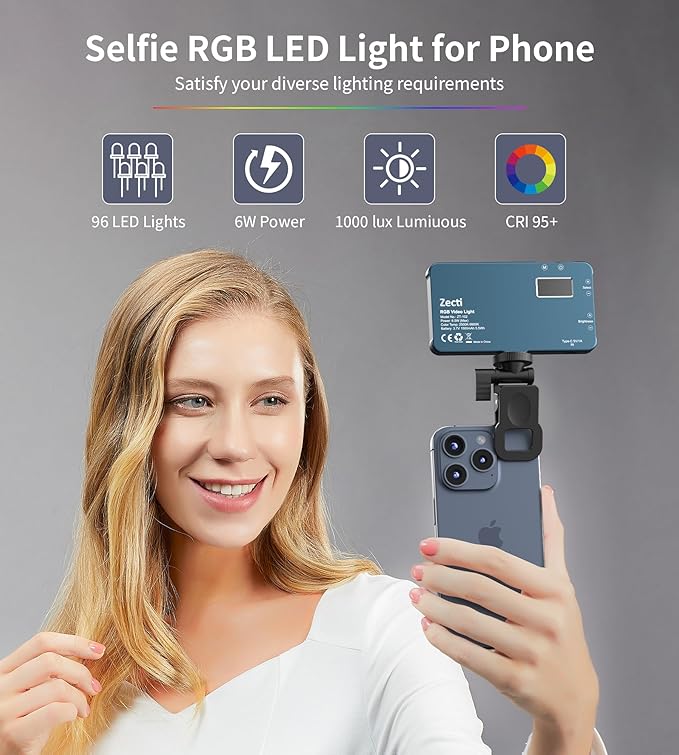Selfie Light, 96 LED Phone Light - Image 5
