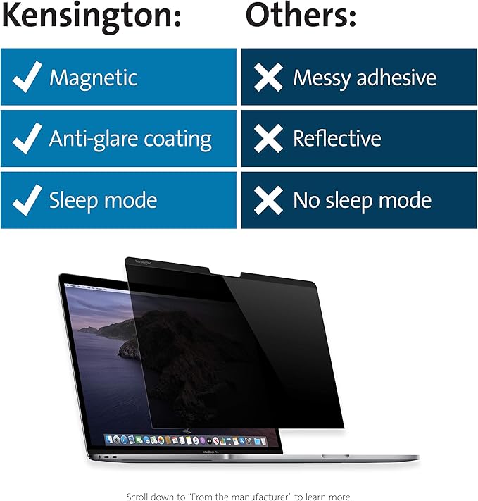 Kensington MP13 Magnetic Macbook Pro Privacy Screen - Image 7