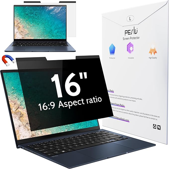 Magnetic Laptop Privacy Screen 16"&16.1" by peslv