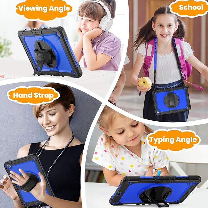 SEYMAC stock Case for Samsung Galaxy Tab A9 8.7'', Full-Body Drop Protection - Image 5
