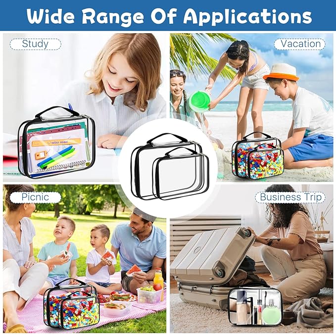 8 Pcs Toy Storage Bags, Travel Waterproof Organizer - Image 5