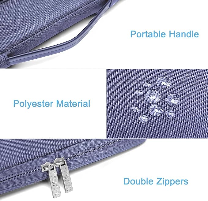 MOSISO 360 Protective Laptop Case 13.3 inch, 13-13.3 inch Laptop Sleeve - Image 7