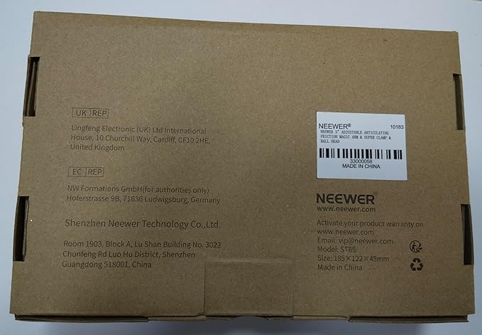 NEEWER Super Clamp with 3" Dual Ballhead Magic Arm, Ball Head Adapter, Cold Shoe - Image 10