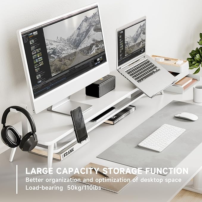 Fenge Dual Monitor Stand, Monitor Riser - Image 7