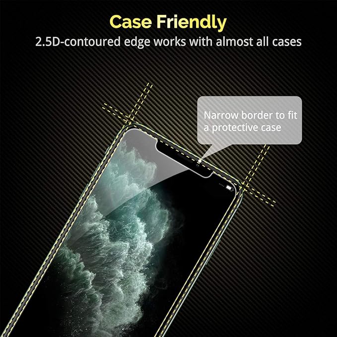 UNBREAKcable Tempered Glass for iPhone 11 Pro Max/XS Max 9H Hardness Screen - Image 2