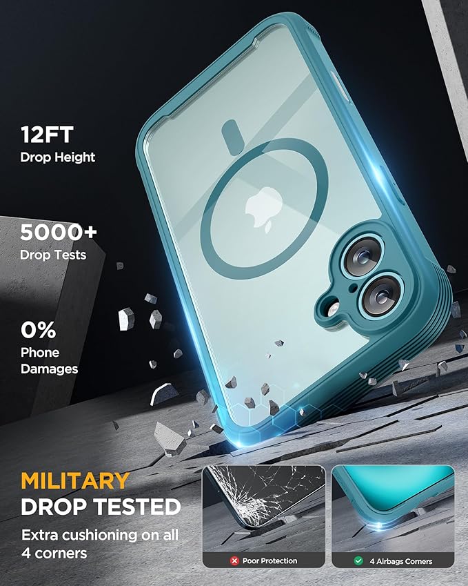 Miracase Magnetic for iPhone 16 Plus Case Full-Body Phone - Image 4