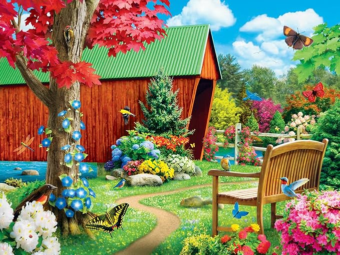 MasterPieces - 300 Piece Jigsaw Puzzle, Large EZ Grip Shapes, Bridge of Hope - Image 7