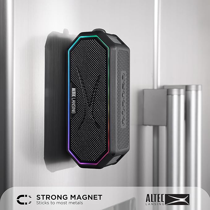 Altec Lansing Magnetic Bluetooth Speaker HYDRAJOLT 2.0, Waterproof IP67 - Image 3