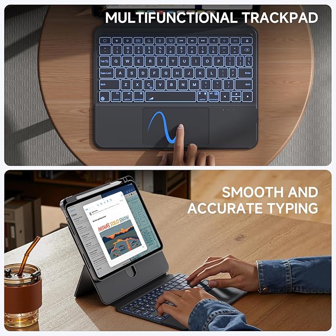 ONLY fit for iPad 12.9 inch Pro 6/5/4/3rd Gen & 13 inch iPad Air Case - Image 8