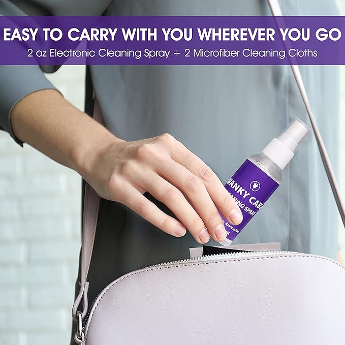 Swanky Computer Screen Cleaner Kit: Set of Electronic Cleaner Spray Microfiber - Image 5