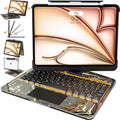 Intermerge Clear Keyboard Case for iPad Pro 11" 2024 Only, 360° Swivel by Intermerge