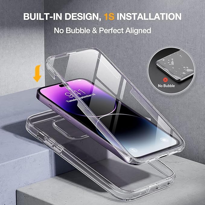 Miracase Glass Series Designed for iPhone 14 Pro Case 6.1 Inch, Upgrade - Image 2