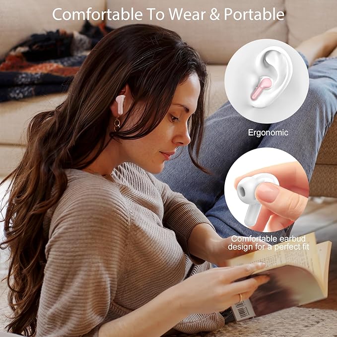 Wireless Earbuds, IP7 Waterproof in Ear Earphones, LED Display Ear buds - Image 6