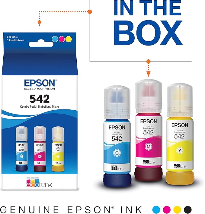Epson EcoTank Pro ET-5880 Wireless Color All-in-One Supertank Printer & T542 - Image 5