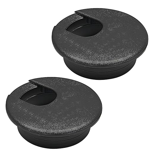 Desk Grommet 1-3/8", Desk Cord Hole Cover, Cable Grommet ABS Plastic, Desk Hole by BOPOREAE