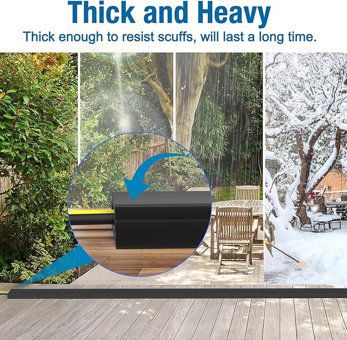 Eapele 10 ft Floor Cord Cover Heavy Duty Cable Protector, Prevent Trip Hazard - Image 4