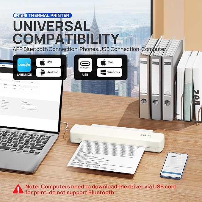 POLONO Portable Printer Wireless - Image 2