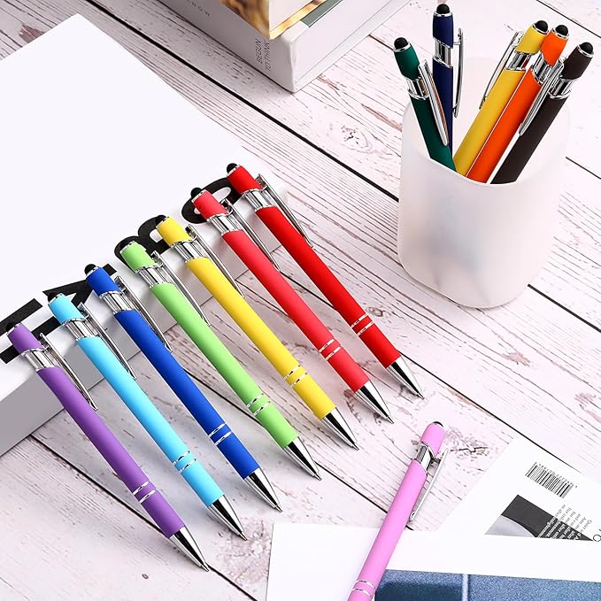Konohan 100 Pieces Stylus Pen 2 in 1 Ballpoint Pen - Image 6